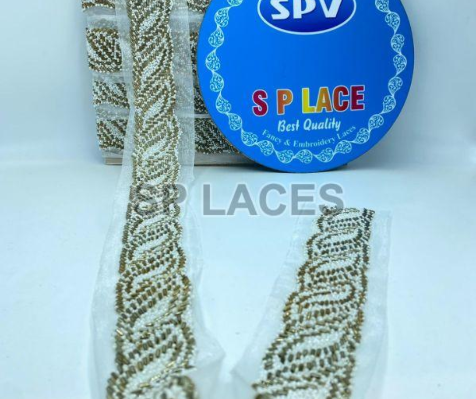 Handmade Golden Zari Lace​